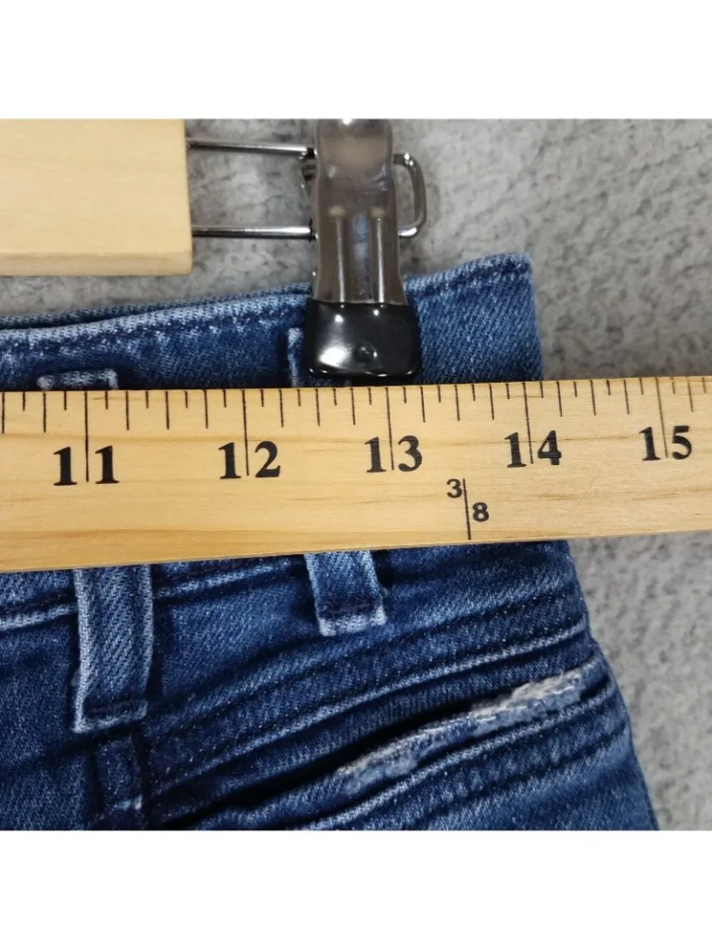 Hudson Jean Shorts Women's 30 Denim Bermuda Organic Stretch 7.5